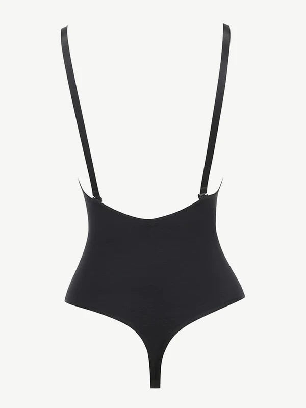 *Curve Creator Breathable Sexy Adjustable Strap Solid Color Full Body Shaper Shaperwear
