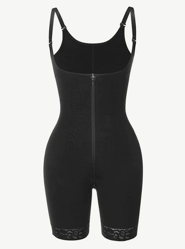 3 Layers of Abdomen Adjustable Strap Postsurgical Full Body Shaper