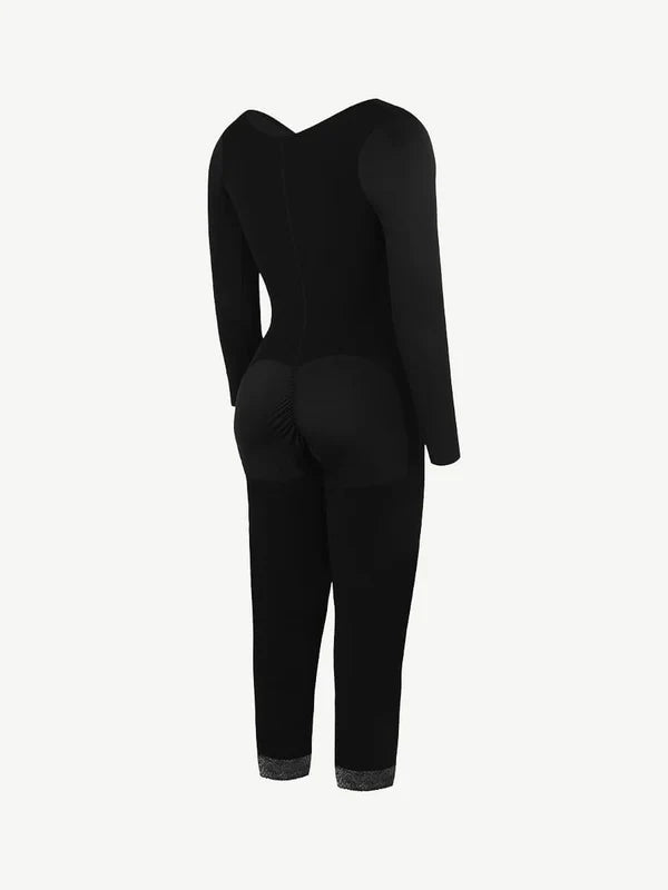 *U-shaped Free Cutting Cuff Design Postsurgical Breast Support Butt Lifting Fajas
